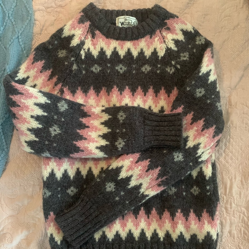Woolrich Printed Wool Sweater